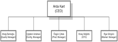 Company organization chart for Visuaid